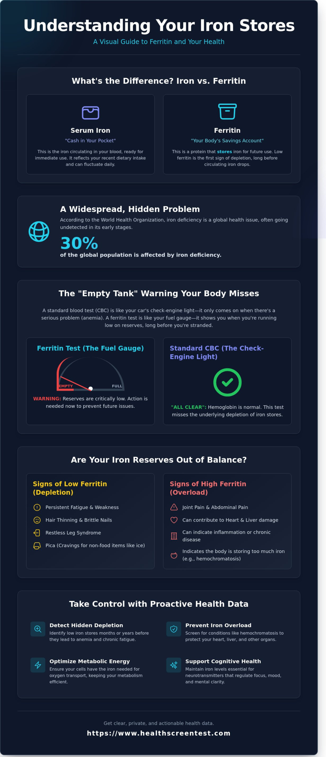 Ferritin Test: Understanding Your Body’s Iron Reserves and Energy Levels